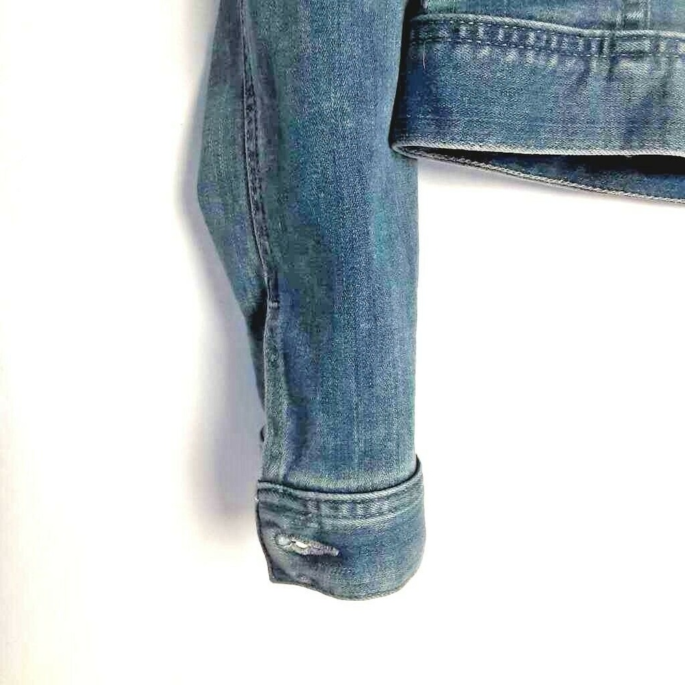 AG Adriano Goldschmied Womens Denim Jean Jacket  L - Picture 4 of 8